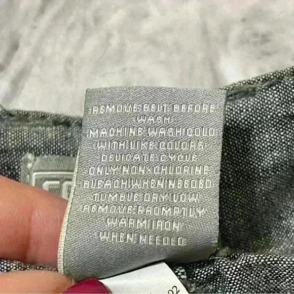 CONVERSE ALL STAR WOMEN’S SKIRT GRAY SIZE 6 100 % COTTON OUTDOOR POCKETS - Picture 6 of 6